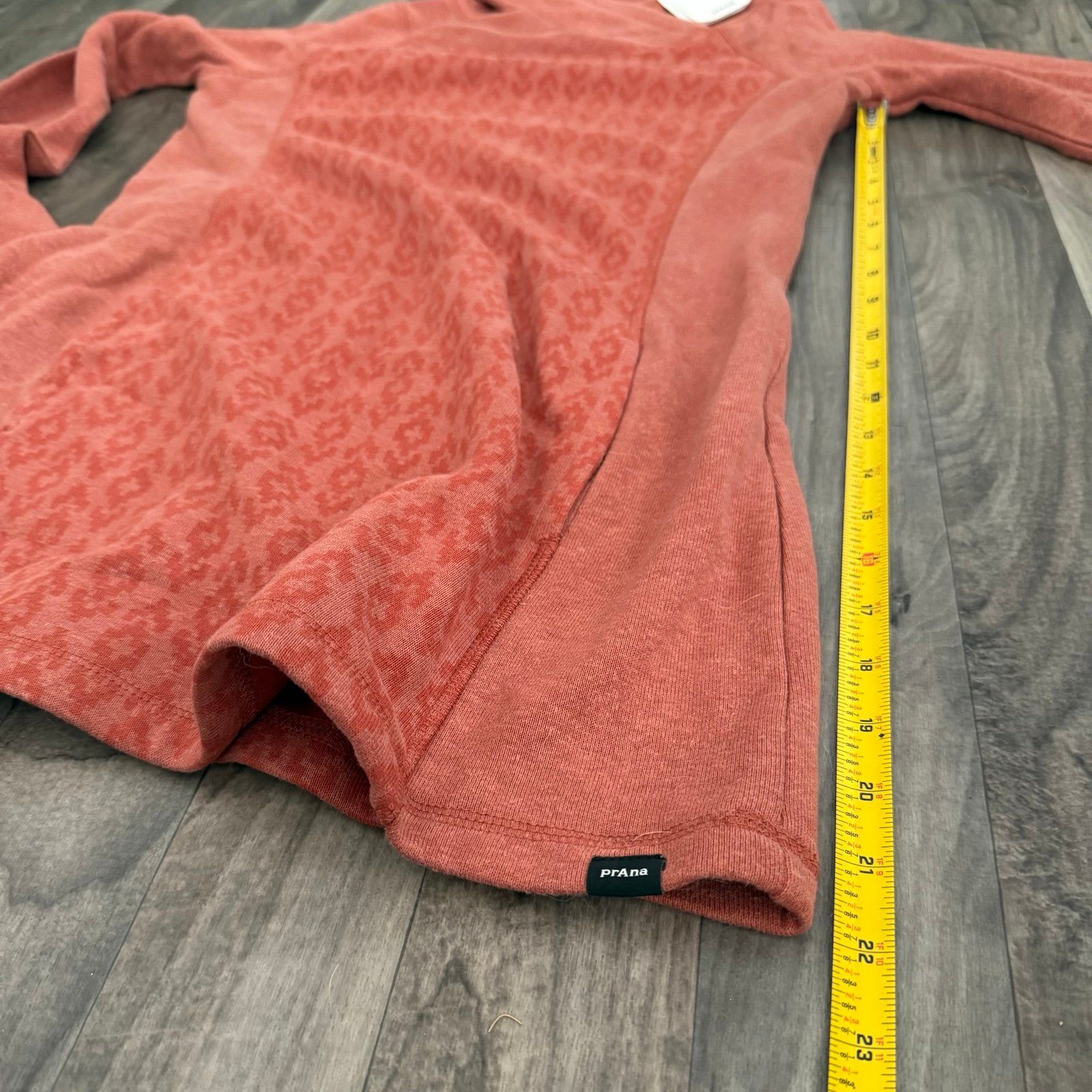 Prana Daily Tunic Dress Hooded In Terracotta — image 2 of 7